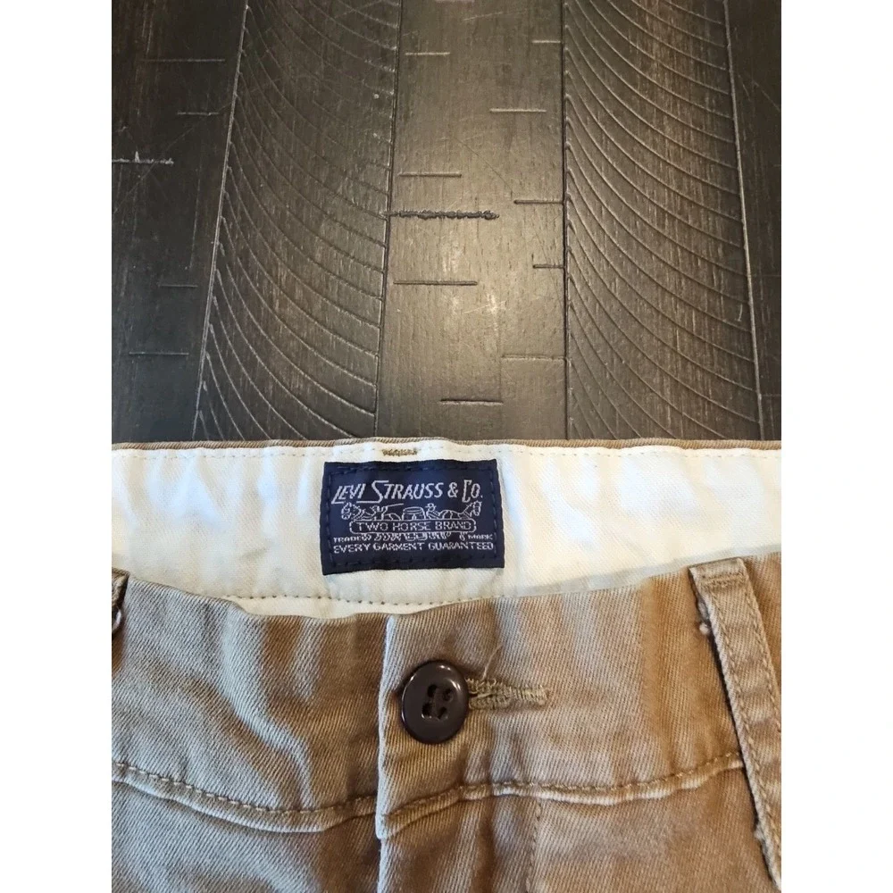 Levi's Men's Twill Stretch Pants‎ Slight Taper Brown Size 32x32